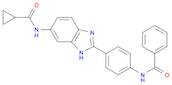 Benzamide, N-[4-[6-[(cyclopropylcarbonyl)amino]-1H-benzimidazol-2-yl]phenyl]-