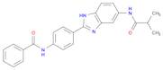 Benzamide, N-[4-[6-[(2-methyl-1-oxopropyl)amino]-1H-benzimidazol-2-yl]phenyl]-