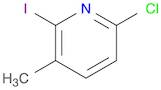 Pyridine, 6-chloro-2-iodo-3-methyl-