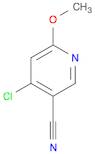 3-Pyridinecarbonitrile, 4-chloro-6-methoxy-