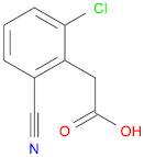 benzeneacetic acid, 2-chloro-6-cyano-