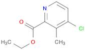 2-Pyridinecarboxylic acid, 4-chloro-3-methyl-, ethyl ester