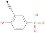 Benzenesulfonyl chloride, 4-bromo-3-cyano-
