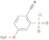 Benzenesulfonyl chloride, 2-cyano-5-methoxy-