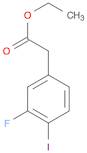 Benzeneacetic acid, 3-fluoro-4-iodo-, ethyl ester