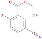 Benzoic acid, 2-bromo-5-cyano-, ethyl ester