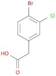Benzeneacetic acid, 4-bromo-3-chloro-