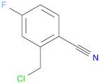 Benzonitrile, 2-(chloromethyl)-4-fluoro-