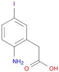 Benzeneacetic acid, 2-amino-5-iodo-
