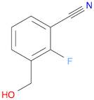 Benzonitrile, 2-fluoro-3-(hydroxymethyl)-