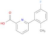 2-Pyridinecarboxylic acid, 6-(5-fluoro-2-methylphenyl)-