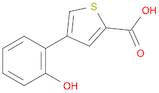 2-Thiophenecarboxylic acid, 4-(2-hydroxyphenyl)-