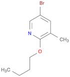 Pyridine, 5-bromo-2-butoxy-3-methyl-