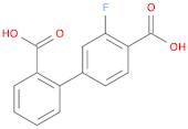 [1,1'-Biphenyl]-2,4'-dicarboxylic acid, 3'-fluoro-