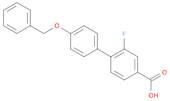 [1,1'-Biphenyl]-4-carboxylic acid, 2-fluoro-4'-(phenylmethoxy)-