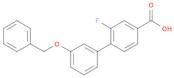 [1,1'-Biphenyl]-4-carboxylic acid, 2-fluoro-3'-(phenylmethoxy)-