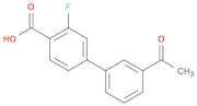 [1,1'-Biphenyl]-4-carboxylic acid, 3'-acetyl-3-fluoro-