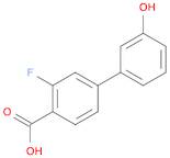 [1,1'-Biphenyl]-4-carboxylic acid, 3-fluoro-3'-hydroxy-