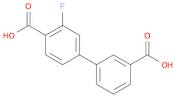 [1,1'-Biphenyl]-3,4'-dicarboxylic acid, 3'-fluoro-