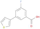 Benzoic acid, 3-fluoro-5-(3-thienyl)-