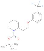 1-Piperidinecarboxylic acid, 2-[2-[3-(trifluoromethyl)phenoxy]ethyl]-, 1,1-dimethylethyl ester
