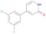 2(1H)-Pyridinone, 4-(3-chloro-5-fluorophenyl)-