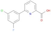 2-Pyridinecarboxylic acid, 6-(3-chloro-5-fluorophenyl)-