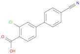 [1,1'-Biphenyl]-4-carboxylic acid, 3-chloro-4'-cyano-