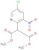 Propanedioic acid, 2-(5-chloro-3-nitro-2-pyridinyl)-, 1,3-dimethyl ester