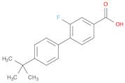 [1,1'-Biphenyl]-4-carboxylic acid, 4'-(1,1-dimethylethyl)-2-fluoro-