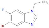 1H-Benzimidazole, 5-bromo-1-ethyl-6-fluoro-