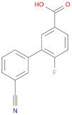 [1,1'-Biphenyl]-3-carboxylic acid, 3'-cyano-6-fluoro-