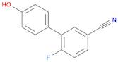 [1,1'-Biphenyl]-3-carbonitrile, 6-fluoro-4'-hydroxy-