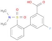 [1,1'-Biphenyl]-3-carboxylic acid, 2'-[(dimethylamino)sulfonyl]-5-fluoro-