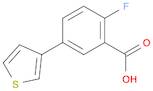 Benzoic acid, 2-fluoro-5-(3-thienyl)-
