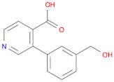 4-Pyridinecarboxylic acid, 3-[3-(hydroxymethyl)phenyl]-