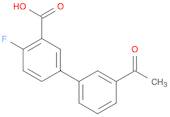 [1,1'-Biphenyl]-3-carboxylic acid, 3'-acetyl-4-fluoro-