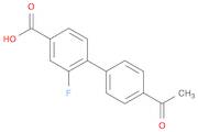 [1,1'-Biphenyl]-4-carboxylic acid, 4'-acetyl-2-fluoro-
