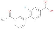 [1,1'-Biphenyl]-4-carboxylic acid, 3'-acetyl-2-fluoro-