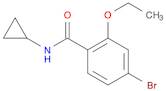 Benzamide, 4-bromo-N-cyclopropyl-2-ethoxy-
