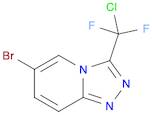 1,2,4-Triazolo[4,3-a]pyridine, 6-bromo-3-(chlorodifluoromethyl)-