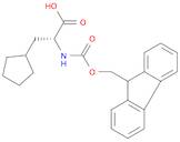 Cyclopentanepropanoic acid, α-[[(9H-fluoren-9-ylmethoxy)carbonyl]amino]-, (αR)-