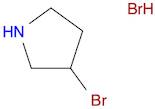 Pyrrolidine, 3-bromo-, hydrobromide (1:1)