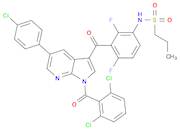 1-PropanesulfonaMide, N-[3-[[5-(4-chlorophenyl)-1-(2,6-dichlorobenzoyl)-1H-pyrrolo[2,3-b]pyridin-3-yl]carbonyl]-2,4-difluorophenyl]-