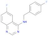 4-Quinazolinamine, 6-fluoro-N-[(4-fluorophenyl)methyl]-