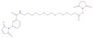 Propanoic acid, 3-[[13-[3-(2,5-dihydro-2,5-dioxo-1H-pyrrol-1-yl)phenyl]-13-oxo-3,6,9-trioxa-12-azatridec-1-yl]oxy]-, 2,5-dioxo-1-pyrrolidinyl ester