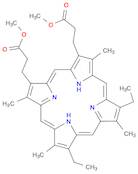 21H,23H-Porphine-2,18-dipropanoic acid, 7,12-diethyl-3,8,13,17-tetramethyl-, 2,18-dimethyl ester