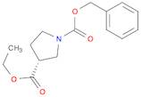 1,3-Pyrrolidinedicarboxylic acid, 3-ethyl 1-(phenylmethyl) ester, (3R)-