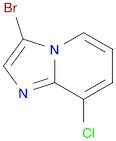 Imidazo[1,2-a]pyridine, 3-bromo-8-chloro-