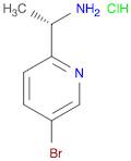 2-Pyridinemethanamine, 5-bromo-α-methyl-, hydrochloride (1:1), (αS)-